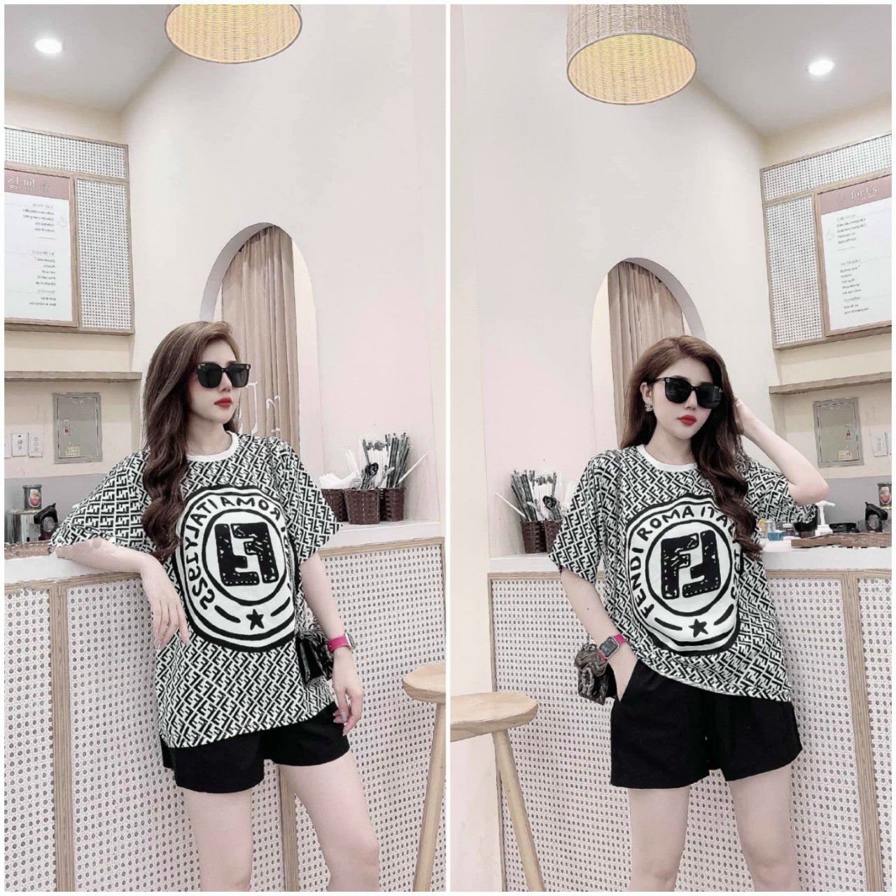 SET BỘ THỜI TRANG FOM RỘNG - BTN375